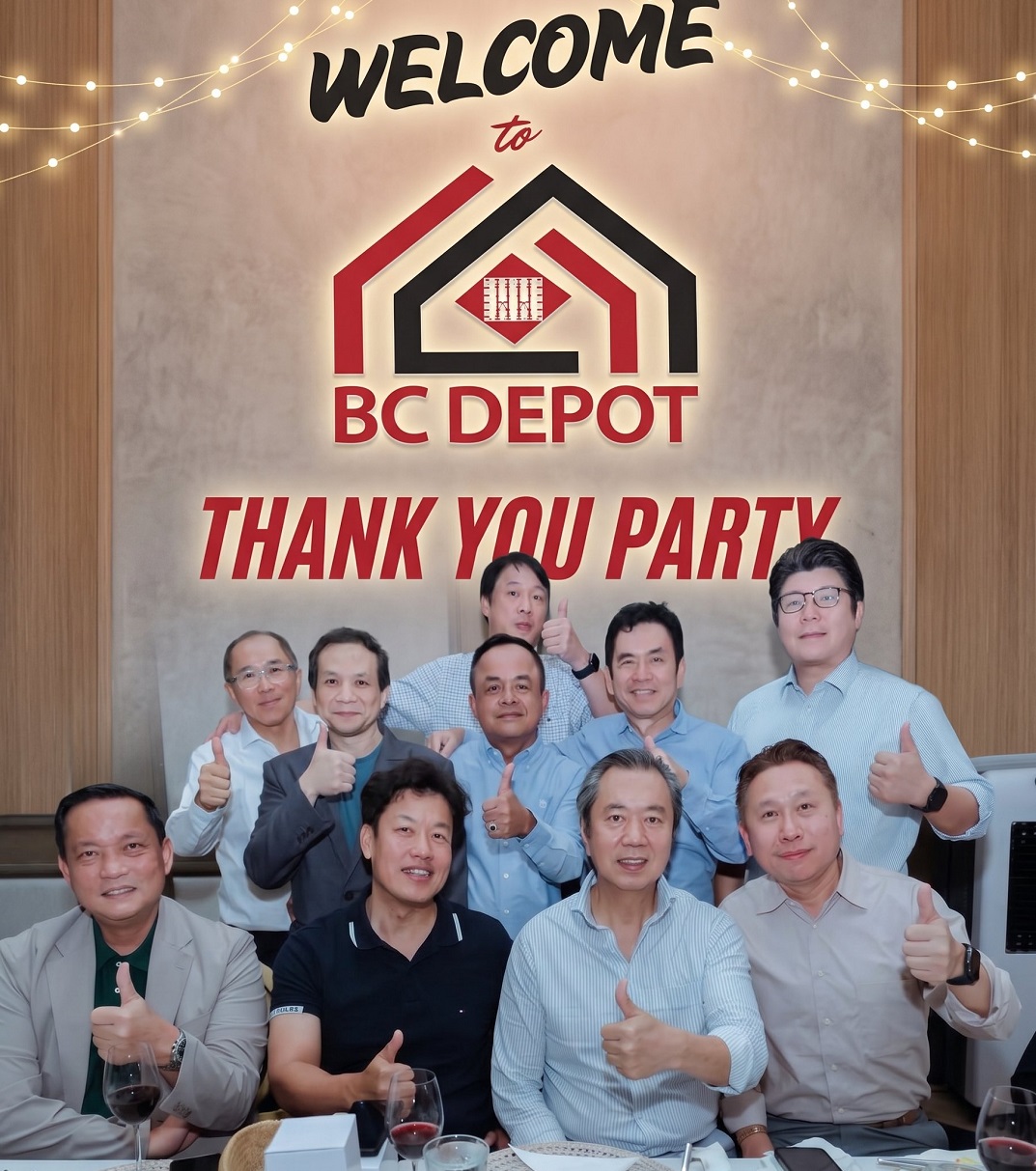 BC DEPOT Thank you party
